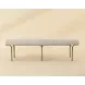 Nuvella Hailey Moon Upholstered 60" Accent Bench