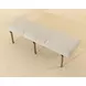 Nuvella Hailey Moon Upholstered 60" Accent Bench
