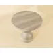 Emilio Dune 34" Round Concrete Top Outdoor Bistro Table
