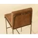 Lathan Tan Leather Upholstered Bar Stool