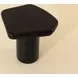 Della Black Free Form Concrete Top Outdoor End Table