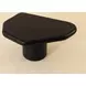 Della Black Free Form Small Concrete Top Outdoor Cocktail Table