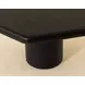 Della Black Free Form Small Concrete Top Outdoor Cocktail Table