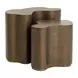 Aurora Antique Bronze Freeform Small Side Table