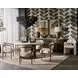 Gavina Gifford Script Upholstered Dining Arm Chair