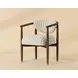 Gavina Gifford Script Upholstered Dining Arm Chair