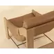 Fitzgerald Ludlow Sesame Leather Upholstered Lounge Chair