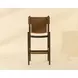 Argus Nubuck Caramel Leather Upholstered Bar Stool