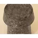 Delaina Dark Emperador Round Concrete Top Outdoor End Table