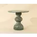 Emilio Sage 34" Round Concrete Top Outdoor Bistro Table