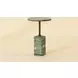 Zuri Sage Round Concrete Top Outdoor End Table