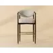 Gavina Gifford Script Upholstered Bar Stool