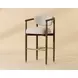 Gavina Gifford Script Upholstered Bar Stool