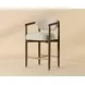 Gavina Gifford Script Upholstered Counter Height Stool