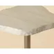 Willow Cream and Gold Outdoor 34" Freeform Bar Table
