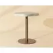 Willow Cream and Gold Outdoor 34" Freeform Bar Table