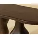 Brinley Dark Brown Outdoor Oval Console Table