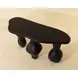 Brinley Black Outdoor Oval Console Table
