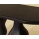 Brinley Black Outdoor Oval Console Table