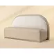 Pella Napa Beige and Hailey Moon Upholstered Banquette