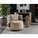 Celeste Dark Emperador Outdoor Round End Table