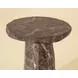 Celeste Dark Emperador Outdoor Round End Table