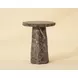 Celeste Dark Emperador Outdoor Round End Table