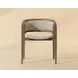 Arco Santa Cruz Oatmeal Upholstered Dining Arm Chair