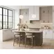 Arco Santa Cruz Oatmeal Upholstered Counter Height Stool
