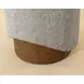 Wisteria Gray and Brown Outdoor Round End Table