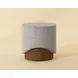 Wisteria Gray and Brown Outdoor Round End Table