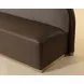Pella Eglinton Espresso and Gellar Earth Upholstered Banquette