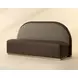 Pella Eglinton Espresso and Gellar Earth Upholstered Banquette