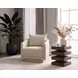 Gannon Kumo Sand Performance Fabric Upholstered Arm Chair