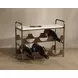 Xeniax White and Gold 6 Bottle Wine Rack