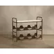 Xeniax White and Gold 6 Bottle Wine Rack