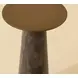 Lunara Gold and Antique Brown Round High End Table