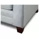 Grande Mist Gray Performance Fabric Upholstered Chair and A Half with Pillows