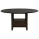 Twyla Dark Cocoa 60" Round Storage Dining Table
