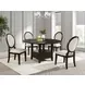 Twyla Dark Cocoa 60" Round Storage Dining Table