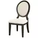 Twyla Cream and Dark Cocoa Side Chair Set of 2