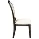 Twyla Cream and Dark Cocoa Side Chair Set of 2