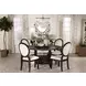 Twyla Cream and Dark Cocoa Side Chair Set of 2
