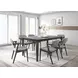 Stevie Brown Grey and Black Side Chair Set of 2