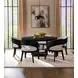 Leandro Burnished Black 60" Round Dining Table