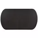 Leandro Burnished Black 96" Extendable Rectangular Dining Table