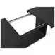 Leandro Burnished Black 96" Extendable Rectangular Dining Table
