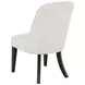 Leandro Cream Performance Fabric Upholstered Side Chair Set of 2
