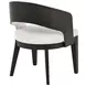 Leandro Cream Upholstered Dining Arm Chair Set of 2