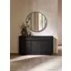 Leandro Burnished Black 3 Door Sideboard